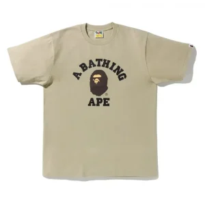 College Tee Beige