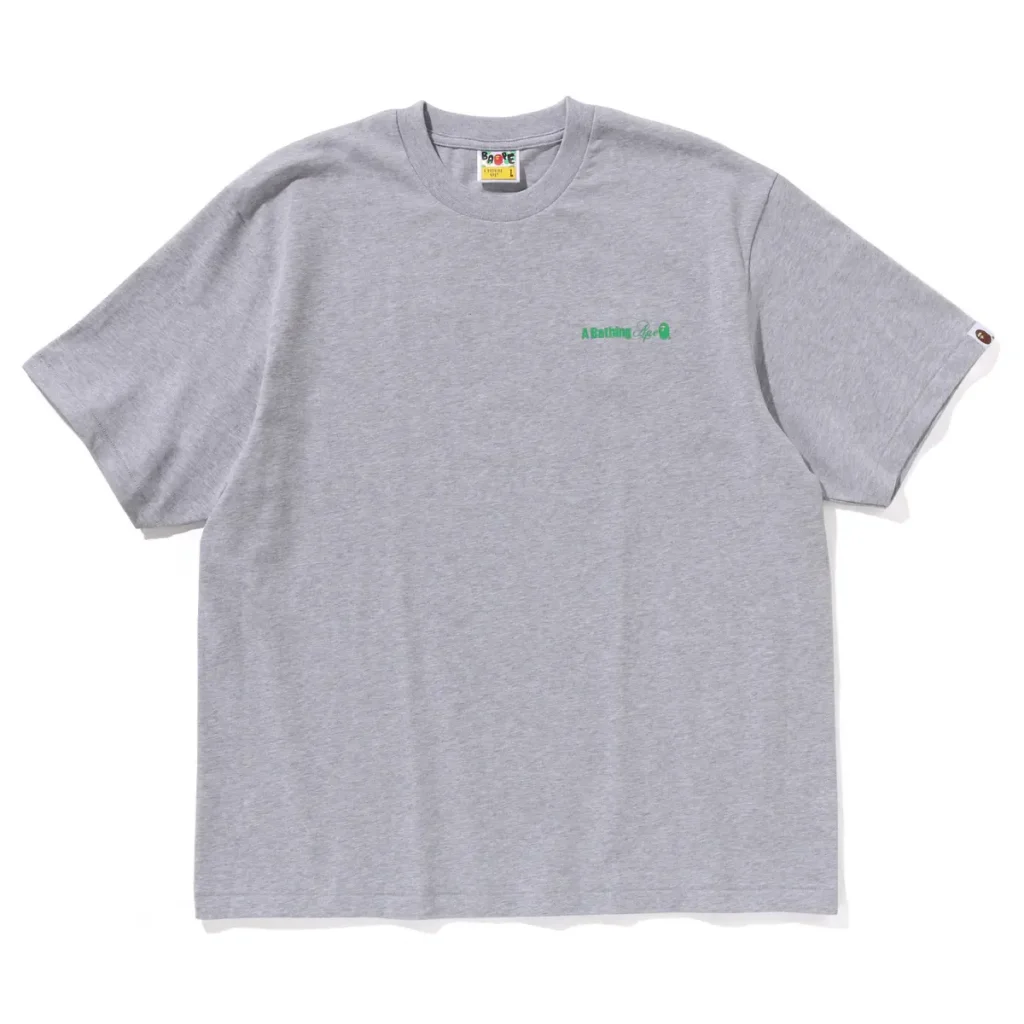 Water Print Logo Tee Grey