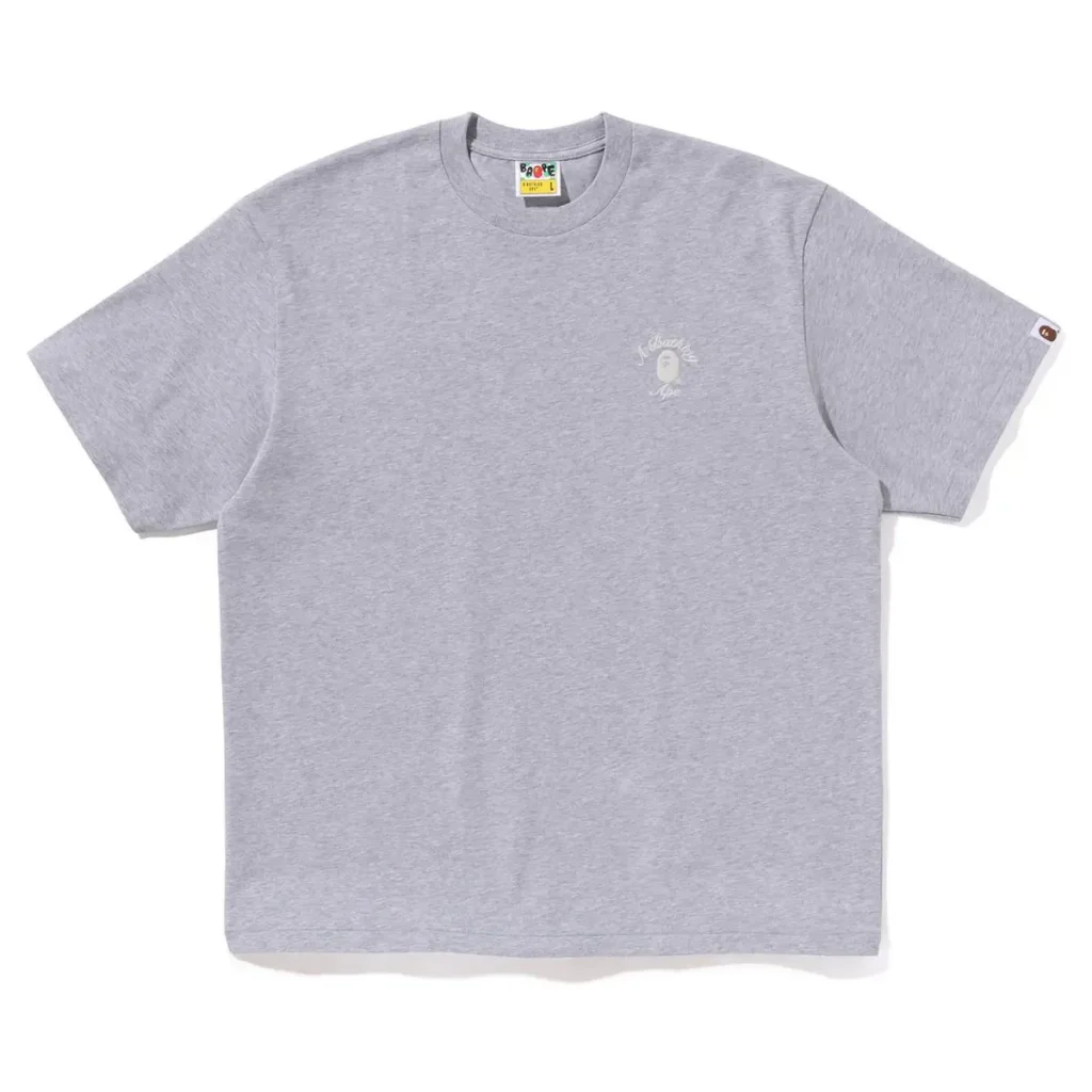 One Point College Relaxed Fit Tee Grey
