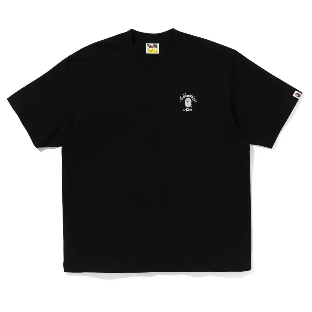 One Point College Relaxed Fit Tee Black