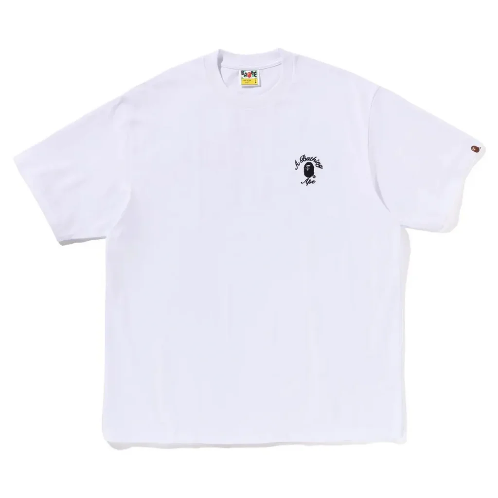 One Point College Relaxed Fit Tee White