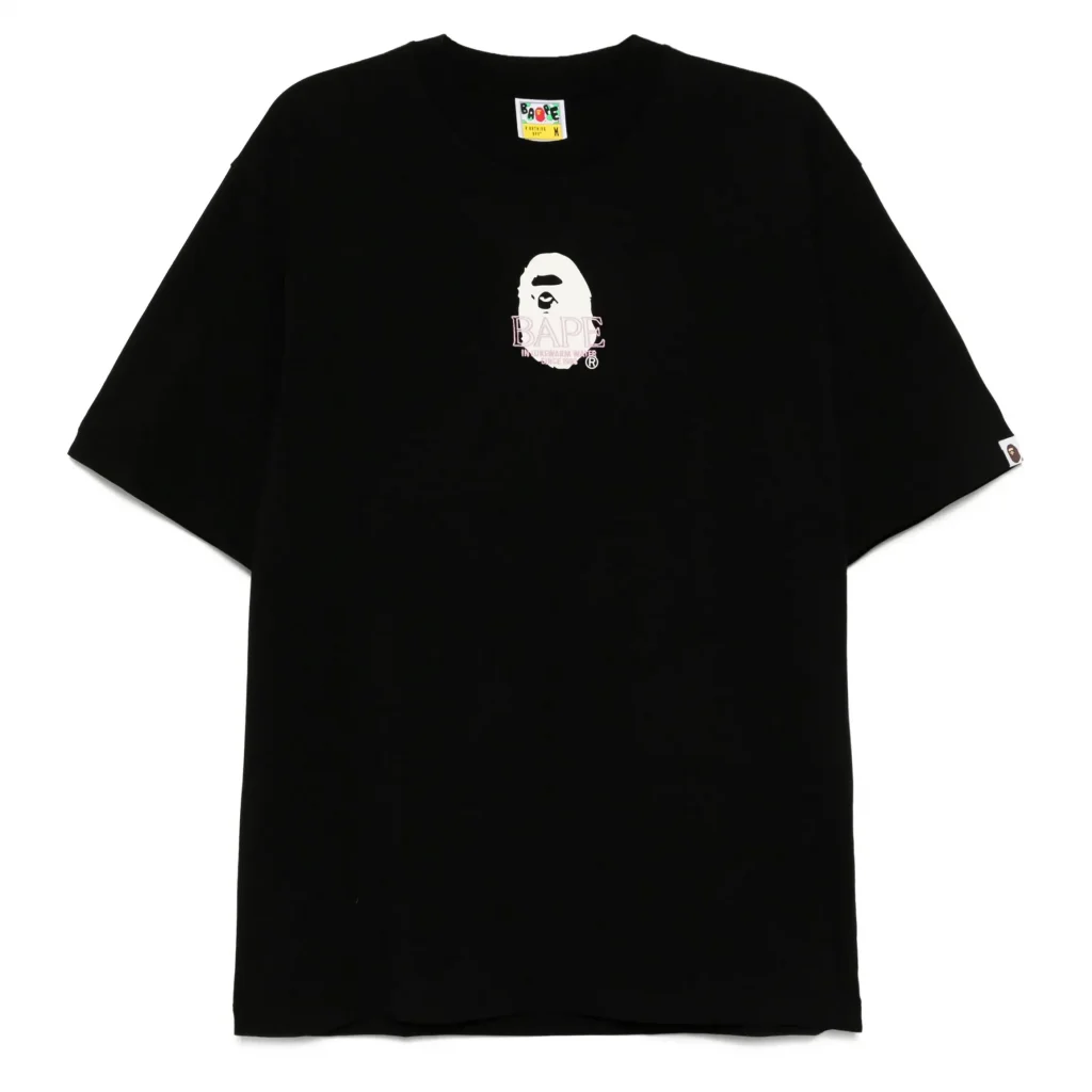 Mini Ape Head Logo Tee Black