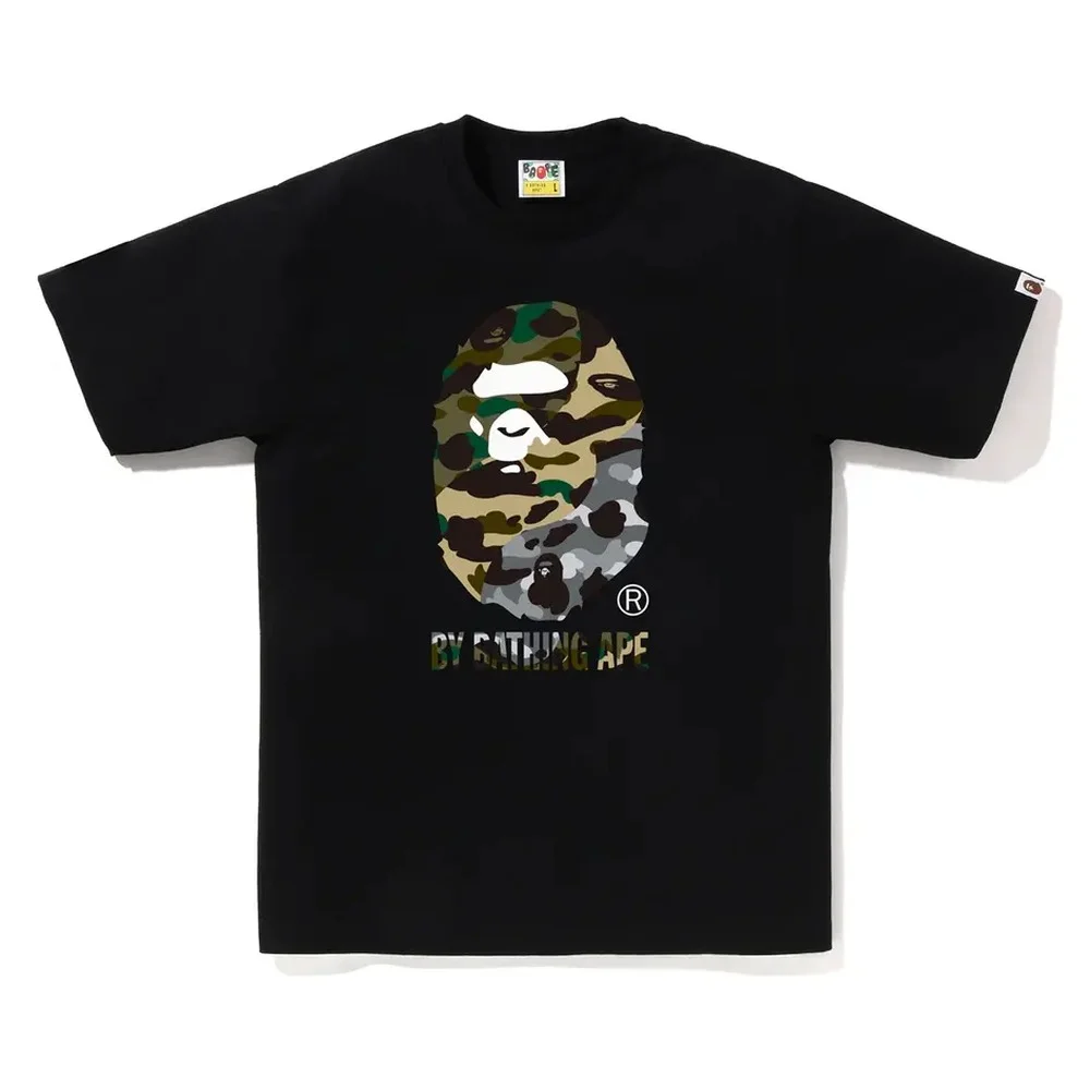 Color Camo By Bathing Ape Tee Black
