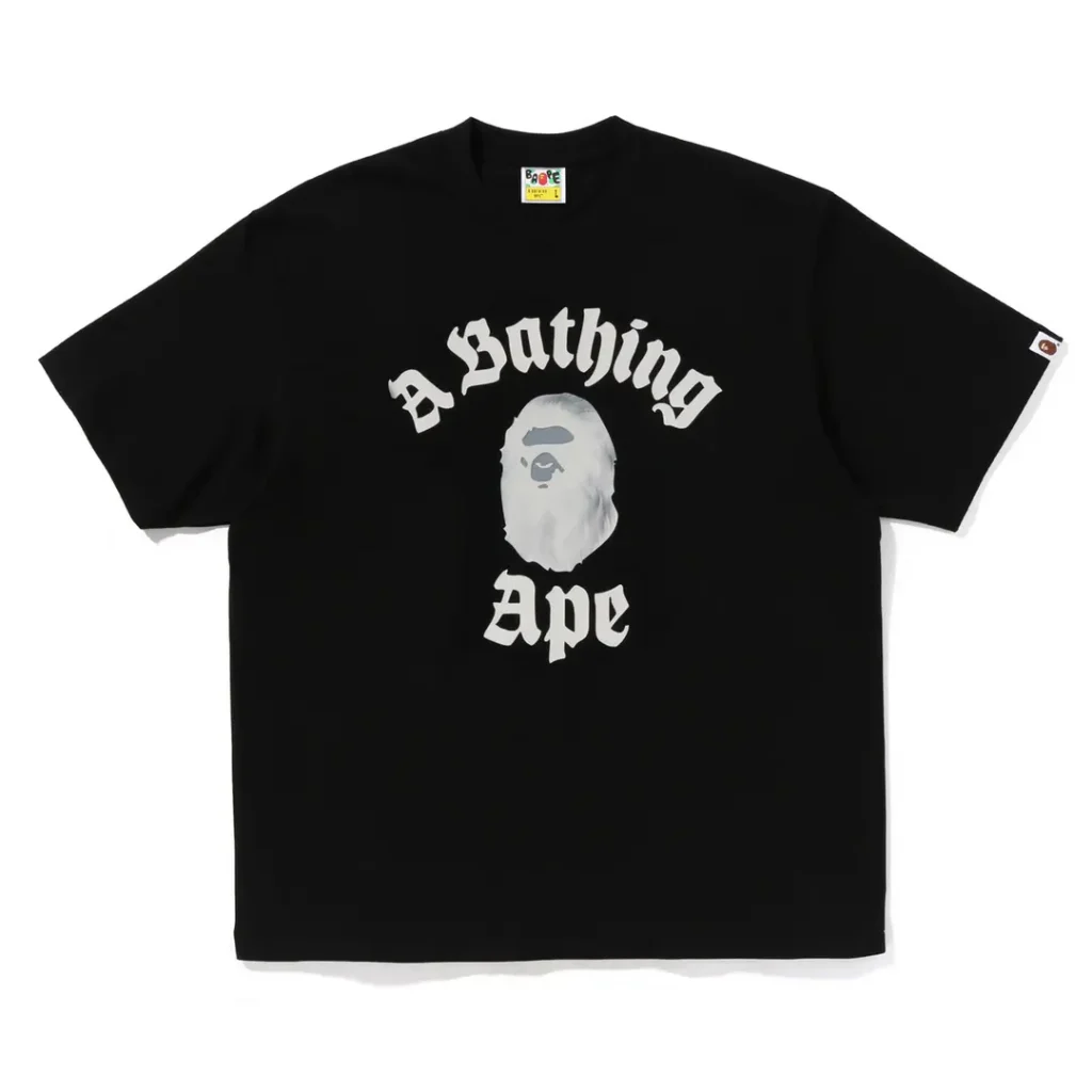 College Relaxed Fit Tee #2 Black