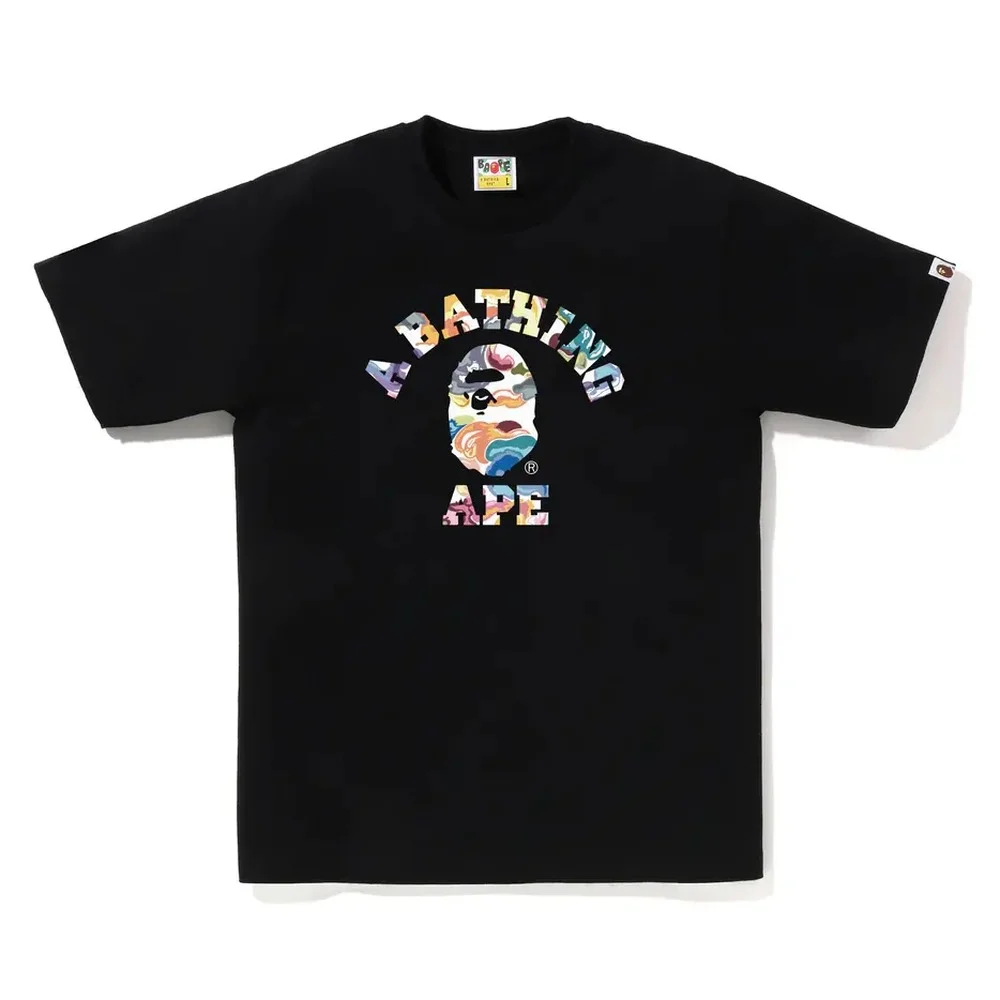 Art Camo College Tee Black