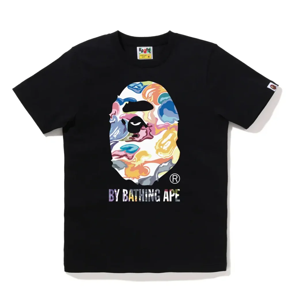 Art Camo By Bathing Ape Tee Black