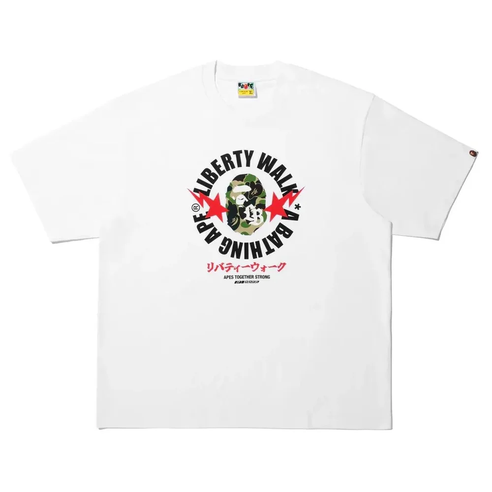 Liberty Walk ABC Camo Busy Works Relaxed Fit Tee White