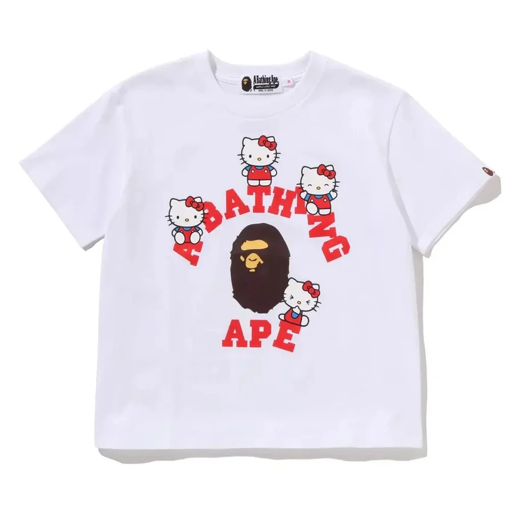 Hello Kitty College Tee White