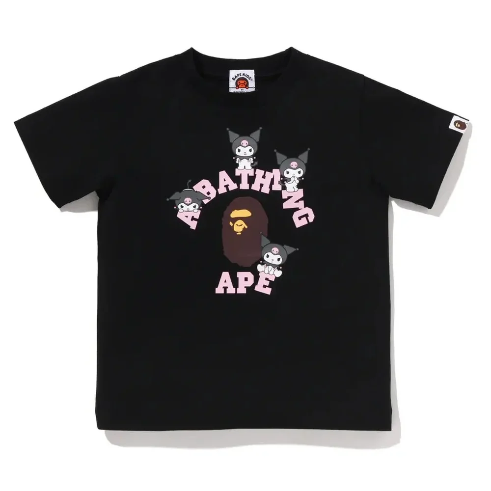 Kuromi College Tee Black