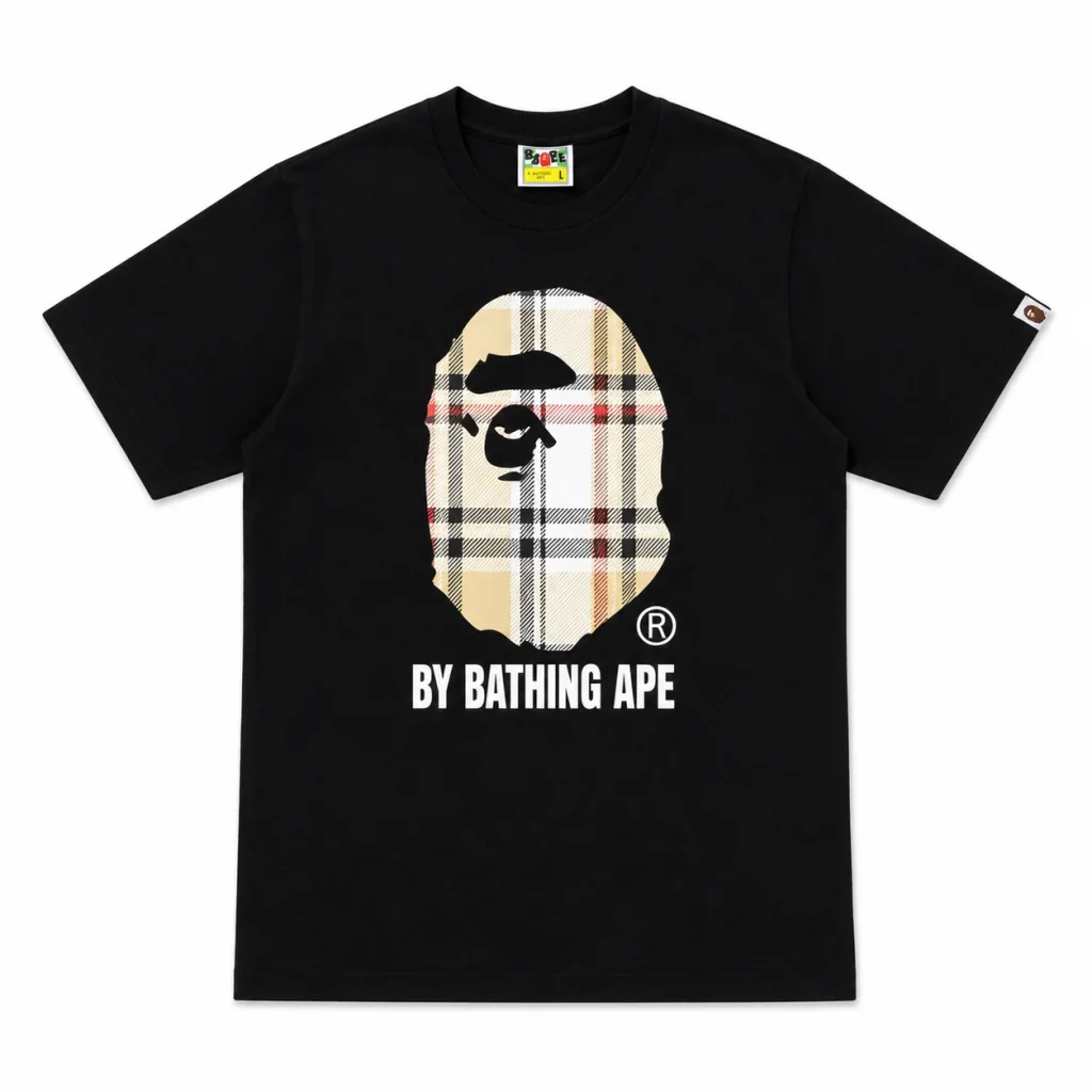 Check By Bathing Ape Tee Black